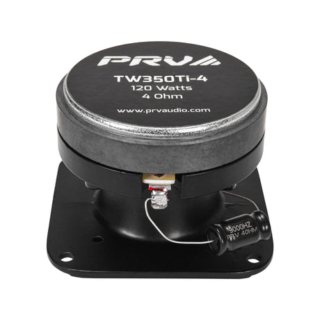 PRV Audio TW350Ti-4 Titanium Bullet Super Tweeters Pair 120 Watts