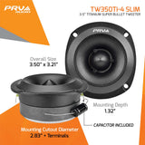 TW350Ti-4 SLIM (PAIR) | 3.5" SUPER BULLET TWEETER PRV