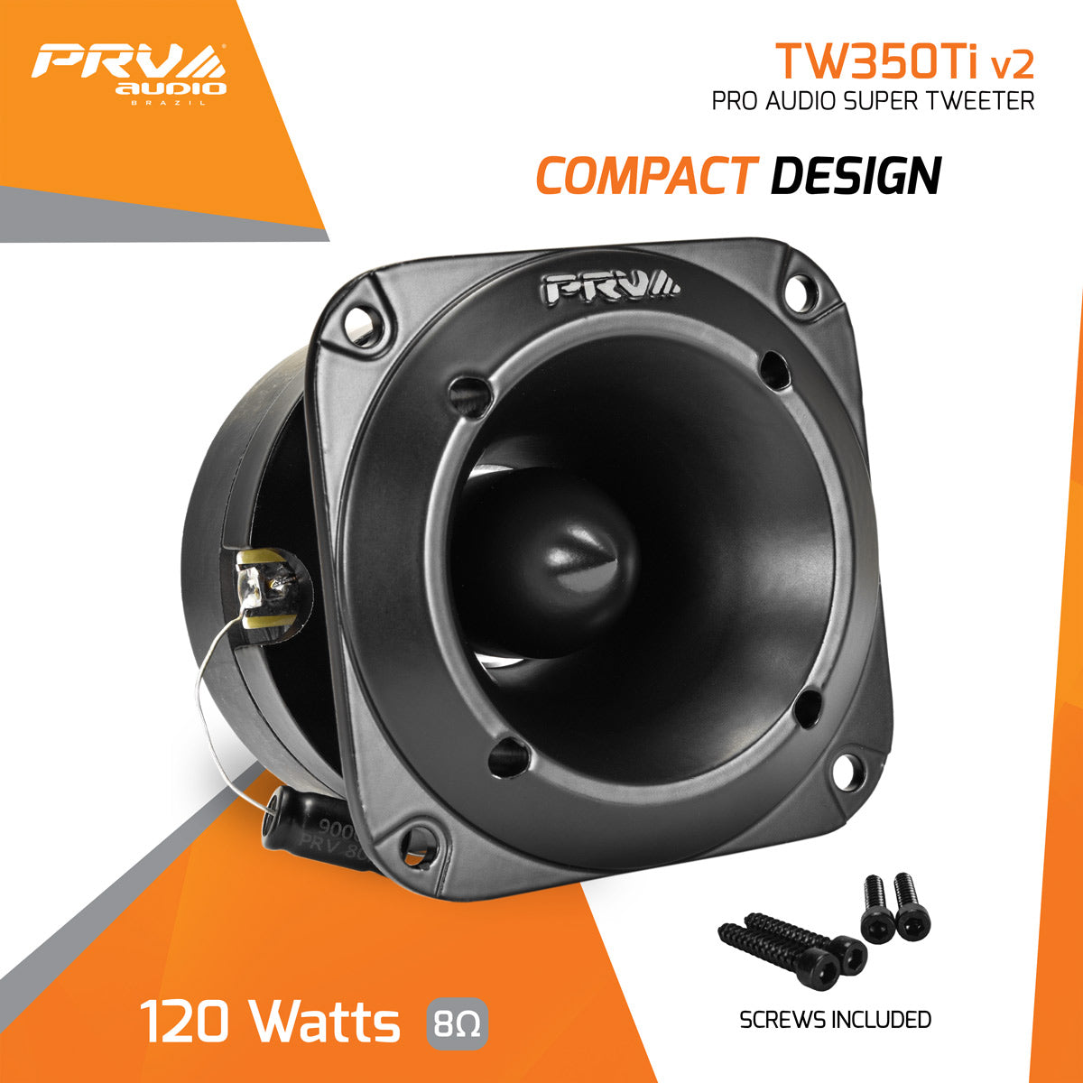 PRV Audio TW350Ti v2 Titanium Bullet Super Tweeter 120W 8 Ohm