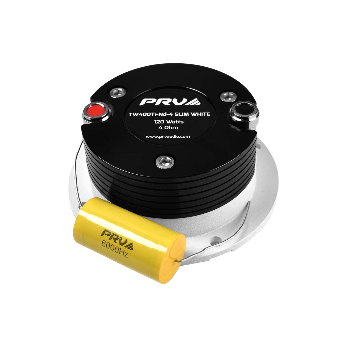 PRV TW400Ti-Nd-4 SLIM WHITE (PAIR) Tweeter PRV Audio