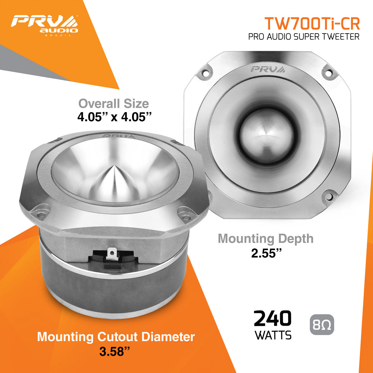 PRV TW700Ti-CR Tweeter PRV Audio