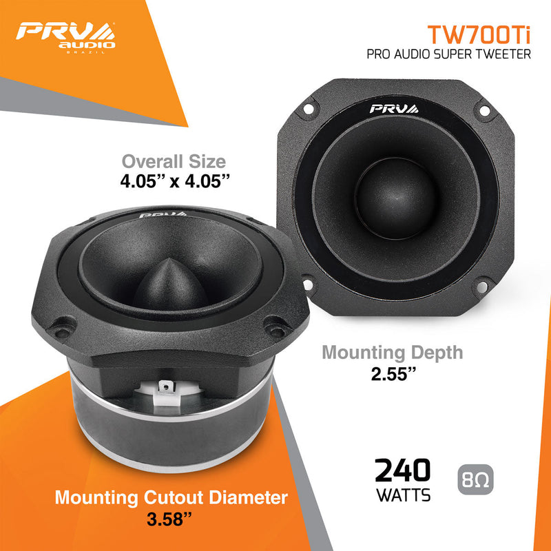 PRV Vocal Horn Driver + Tweeters Bundle PRV Audio
