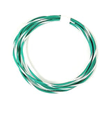 Striped TXL 18 AWG Automotive Wire Pure Copper Made in USA - CHOOSE YOUR COLOR - SOLD PER FT AC/DC WIRE AND SUPPLY