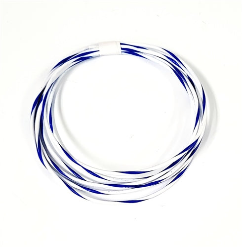 TXL 18 AWG AUTOMOTIVE WIRE WHITE W/ BLUE STRIPE
