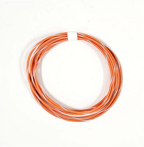 TXL 18 AWG AUTOMOTIVE WIRE  ORANGE  W/ WHITE STRIPE