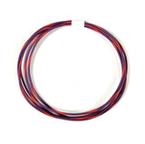Striped TXL 18 AWG Automotive Wire Pure Copper Made in USA - CHOOSE YOUR COLOR - SOLD PER FT AC/DC WIRE AND SUPPLY