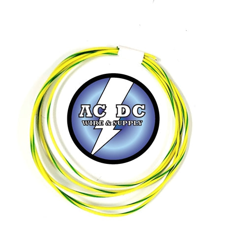 TXL 22 AWG AUTOMOTIVE WIRE YELLOW W/ GREEN STRIPE
