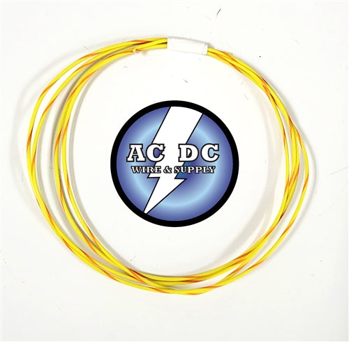 TXL 22 AWG AUTOMOTIVE WIRE YELLOW W/ ORANGE STRIPE