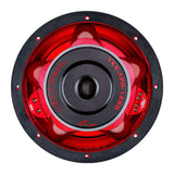12" Eye Candy Aluminum Cone Subwoofer (TXX-APD-12RD) Audiopipe