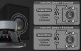 12" Triple Stack Composite Cone Subwoofer (TXX-BDC-III-12) Audiopipe