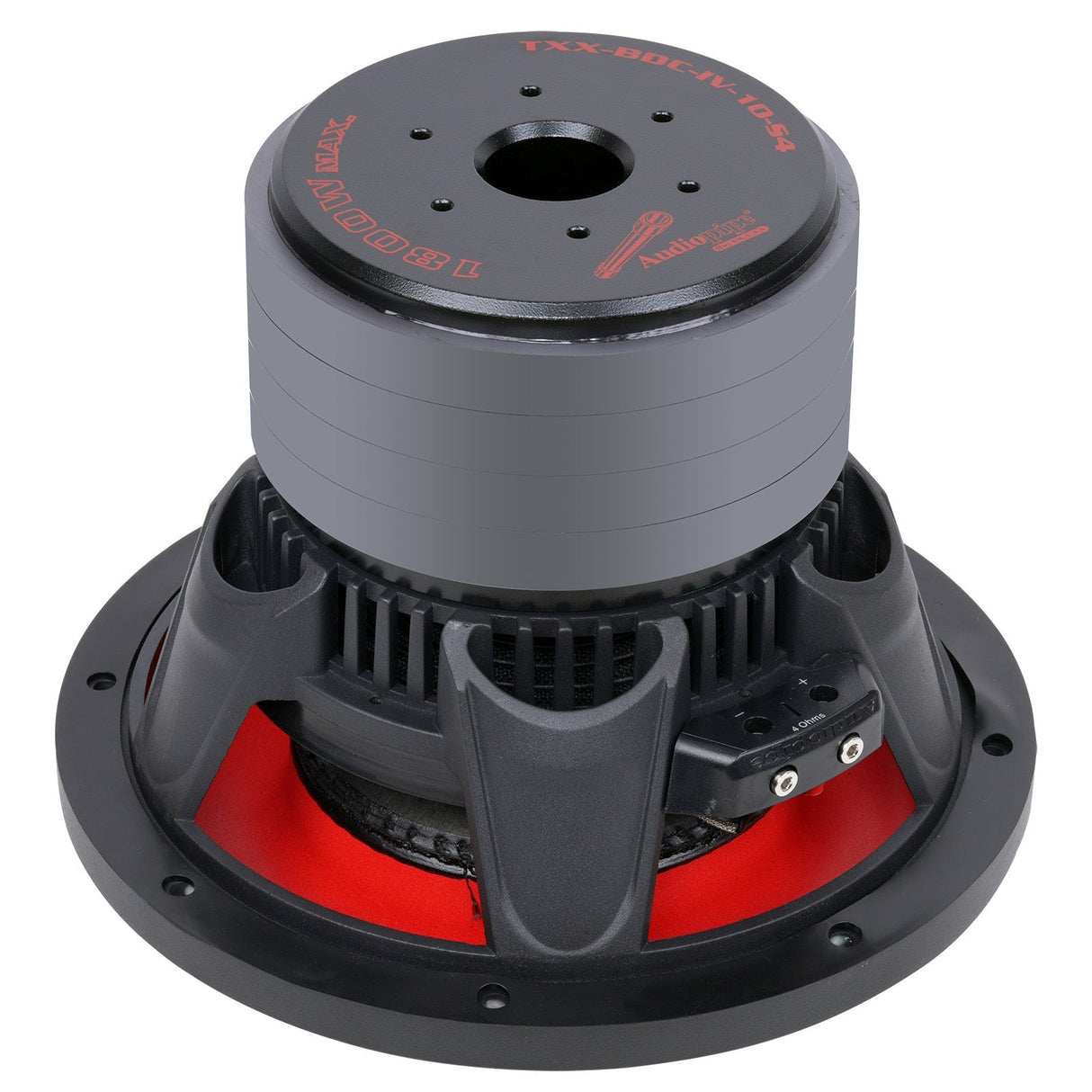 10" Quad Stack Composite Cone Subwoofer (TXX-BDC-IV-10-S4) Audiopipe
