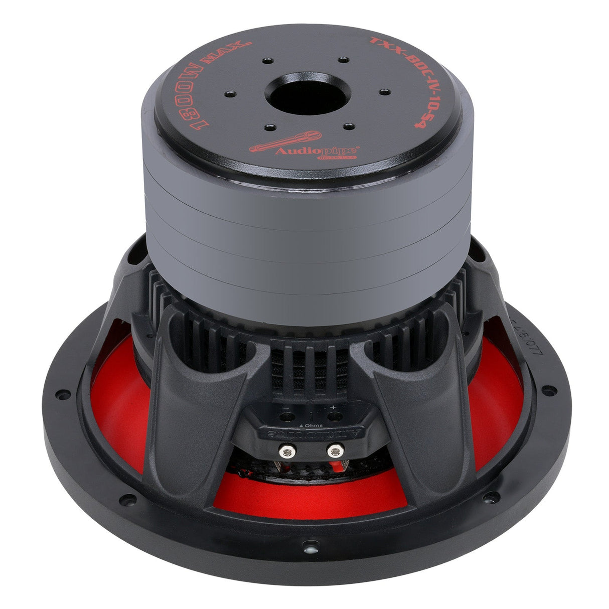 10" Quad Stack Composite Cone Subwoofer (TXX-BDC-IV-10-S4) Audiopipe