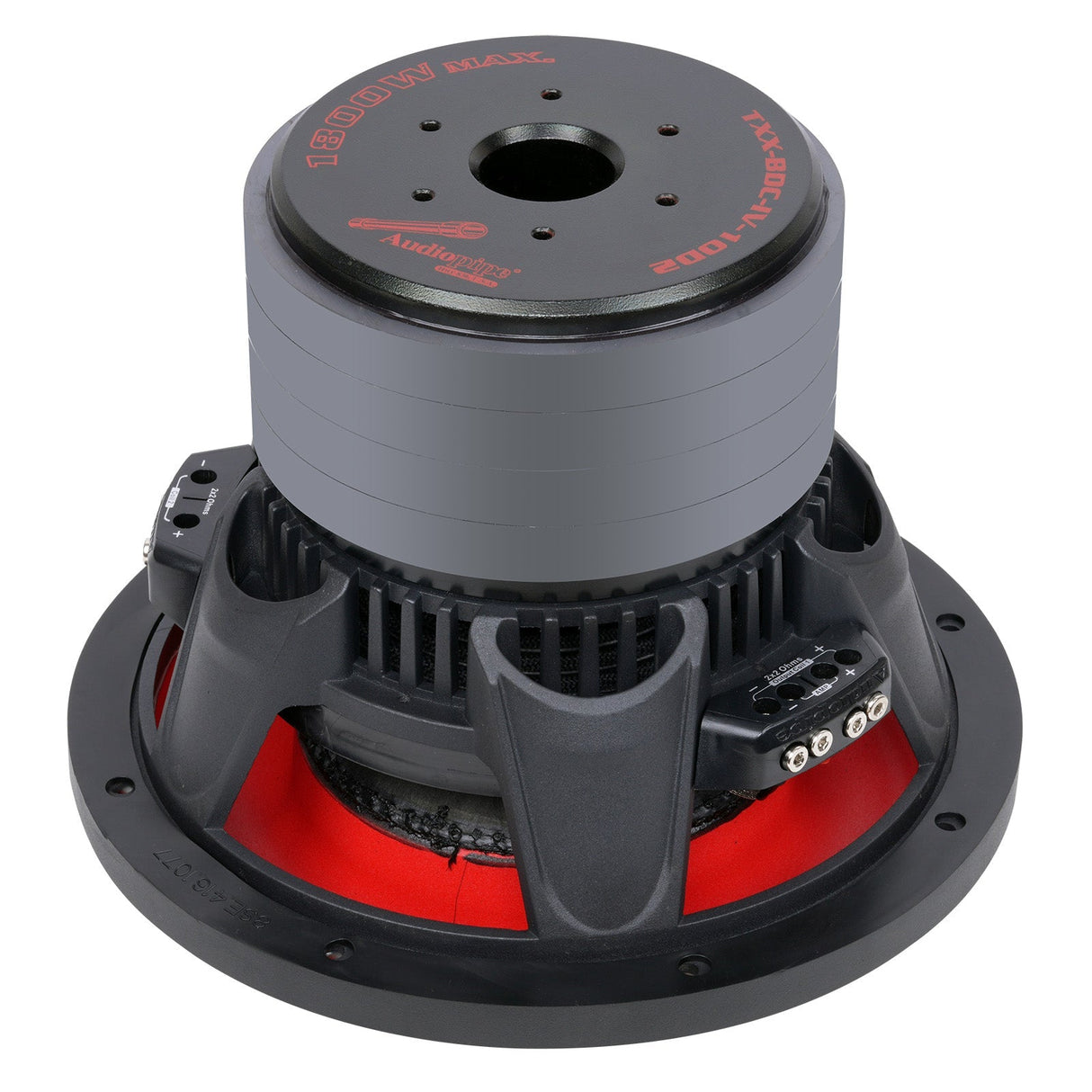 10" Quad Stack Composite Cone Subwoofer (TXX-BDC-IV-10D2) Audiopipe