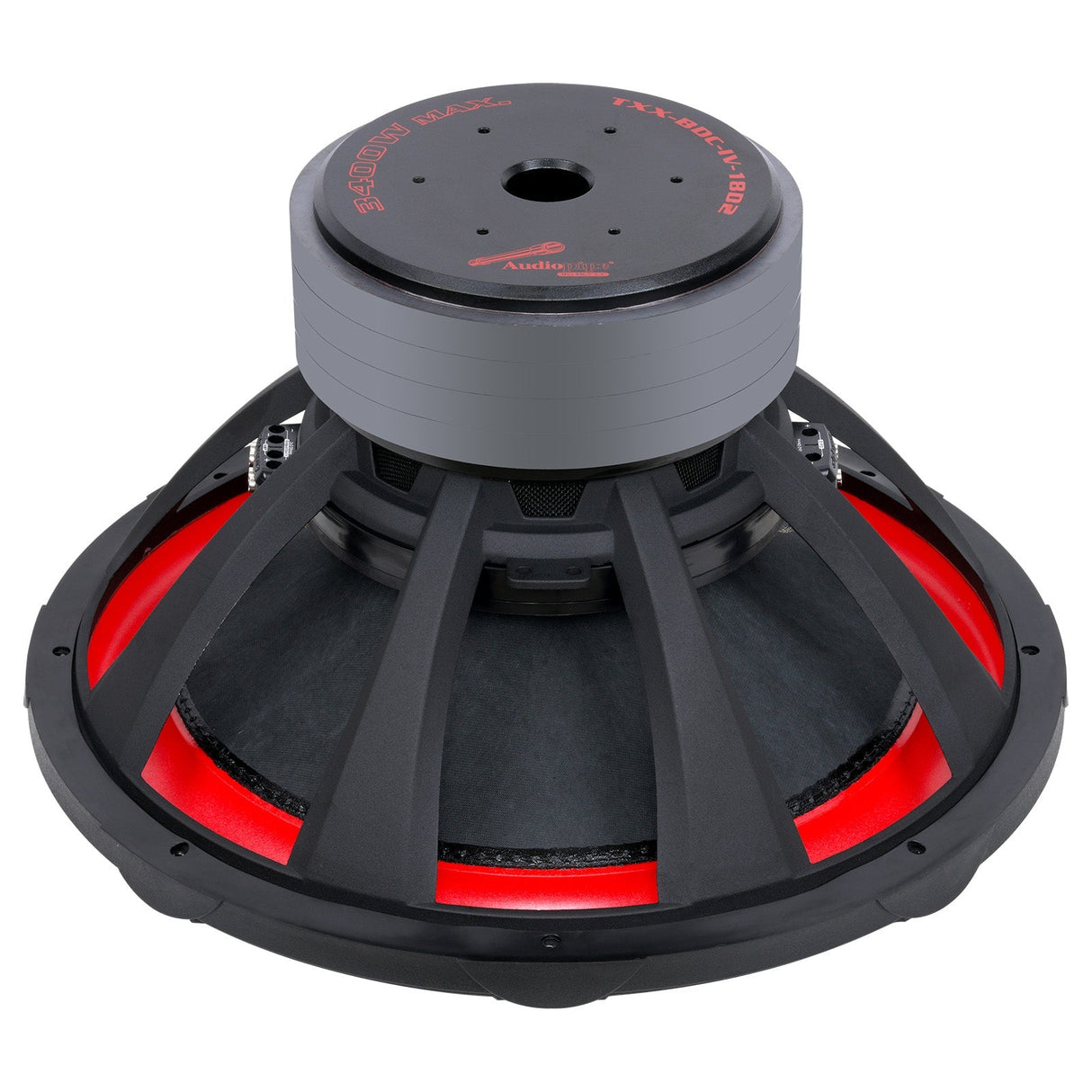 18" Quad Stack Composite Cone Subwoofer (TXX-BDC-IV-18D2) Audiopipe