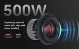 6" Quad Stack Composite Cone Subwoofer (TXX-BDC-IV-6) Audiopipe