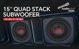 TXX-BDC-IV-15D2 15" Quad Stack Composite Cone Subwoofer Audiopipe
