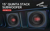 TXX-BDC-V-15 15" Quinta Stack Composite Cone Subwoofer Audiopipe