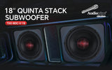 18" Quinta Stack Composite Cone Subwoofer (TXX-BDC-V-18) Audiopipe