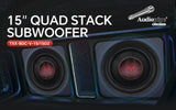 TXX-BDC-V-15D2 15" Quinta Stack Composite Cone Subwoofer Audiopipe