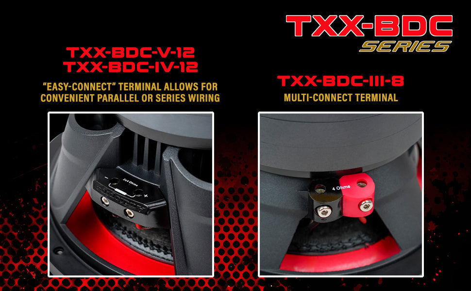 8" Triple Stack Composite Cone Subwoofer (TXX-BDC-III-8) Audiopipe