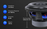 10” Double Stack High Power Subwoofer (TXX-BDD2-10) Audiopipe