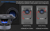 10” Double Stack High Power Subwoofer (TXX-BDD2-10) Audiopipe