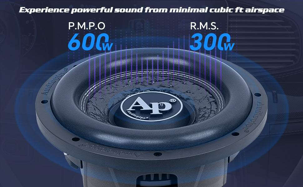 10" Shallow Mount Subwoofer (TXX-FB1000), Sold individually Audiopipe