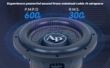 10" Shallow Mount Subwoofer (TXX-FB1000), Sold individually Audiopipe