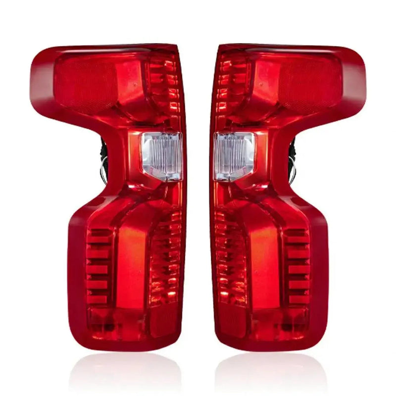 Tail Light Assembly Driver + Passenger (Left + Right) Set for 2019-2022 Chevrolet Chevy Silverado 1500 Flashark