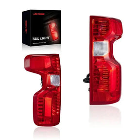 Tail Light Assembly Driver + Passenger (Left + Right) Set for 2019-2022 Chevrolet Chevy Silverado 1500 Flashark