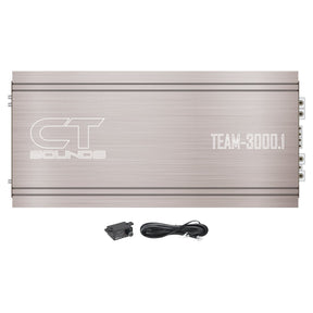 TEAM-3000.1D // 3700 Watts RMS Monoblock Car Amplifier CT Sounds