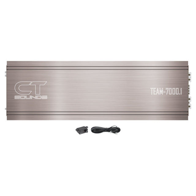 TEAM-7000.1D // 7400 Watts RMS Monoblock Car Amplifier CT Sounds