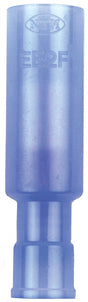 Term Bullet F 16-14 NYLONF .157Jandorf Bullet Terminal, 600 V, 16 to 14 AWG Wire, Nylon Insulation, Copper Contact, Tin, Blue, 5/PK #60848 Jandorf