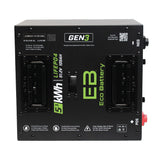 Eco Battery (48V) 51V 105Ah Thru-Hole LiFePO4 Battery / Heated