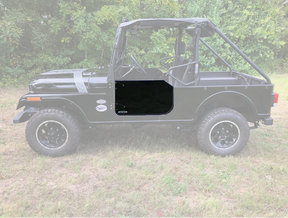 Half Doors - Gloss Black 2018-2026 Roxor Roxor Fortress Pro