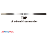 59 X 3 X 3" V Bend Cross Member, 1/4" Wall, Structural Aluminum