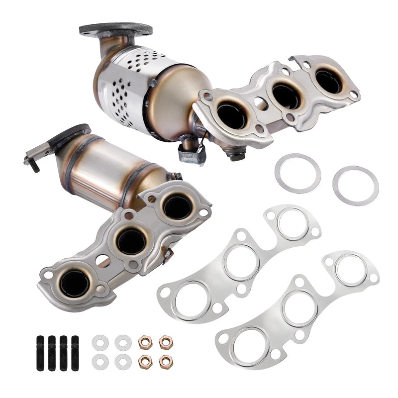 Front Exhaust Manifold Catalytic Converter For 2002-2006 Toyota Camry Lexus ES300 V6 3.0L-Direct Fit，E.P.A. Compliant Flashark