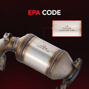 Front Exhaust Manifold Catalytic Converter For 2002-2006 Toyota Camry Lexus ES300 V6 3.0L-Direct Fit，E.P.A. Compliant Flashark