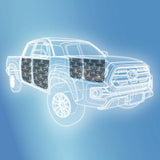 SoundSkins | 2016-2023 Toyota Tacoma 4-Door Sound Deadening Vehicle Specific Kit | SSK-TCM4DR | 3 Layers (Acoustic Foam, Foil, Rubber Butyl), 23 sq ft SoundSkins Global