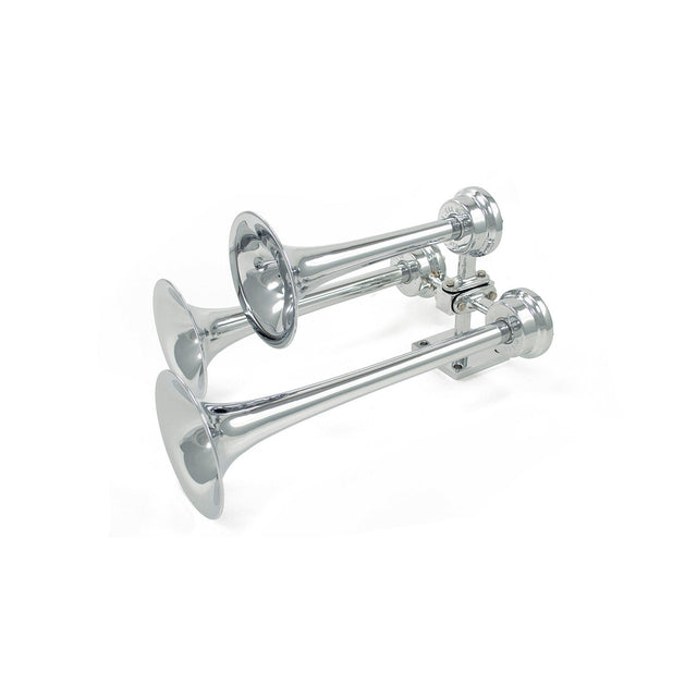 Strombos Chrome Triplex Nautical Horn HornBlasters