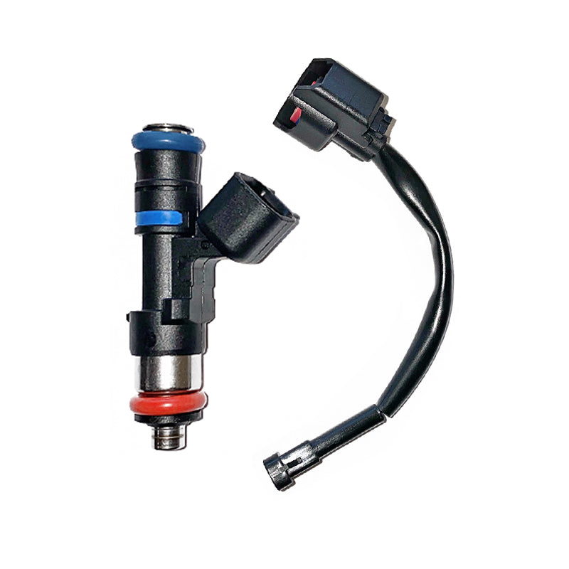 FIC 80 LB FOR TRUCKS WITH MINI DELPHI ADAPTERS SET OF 8 Fuel Injector Connection