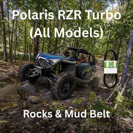 Hunterworks (Rocks & Mud) CVT Drive Belt for 2016-2026 Polaris RZR Turbo/RZR Pro/RZR Turbo R/RZR Turbo S