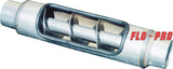 4" Round Body Twister Resonator | 2-1/4"-3-1/2" Inlet/Outlet