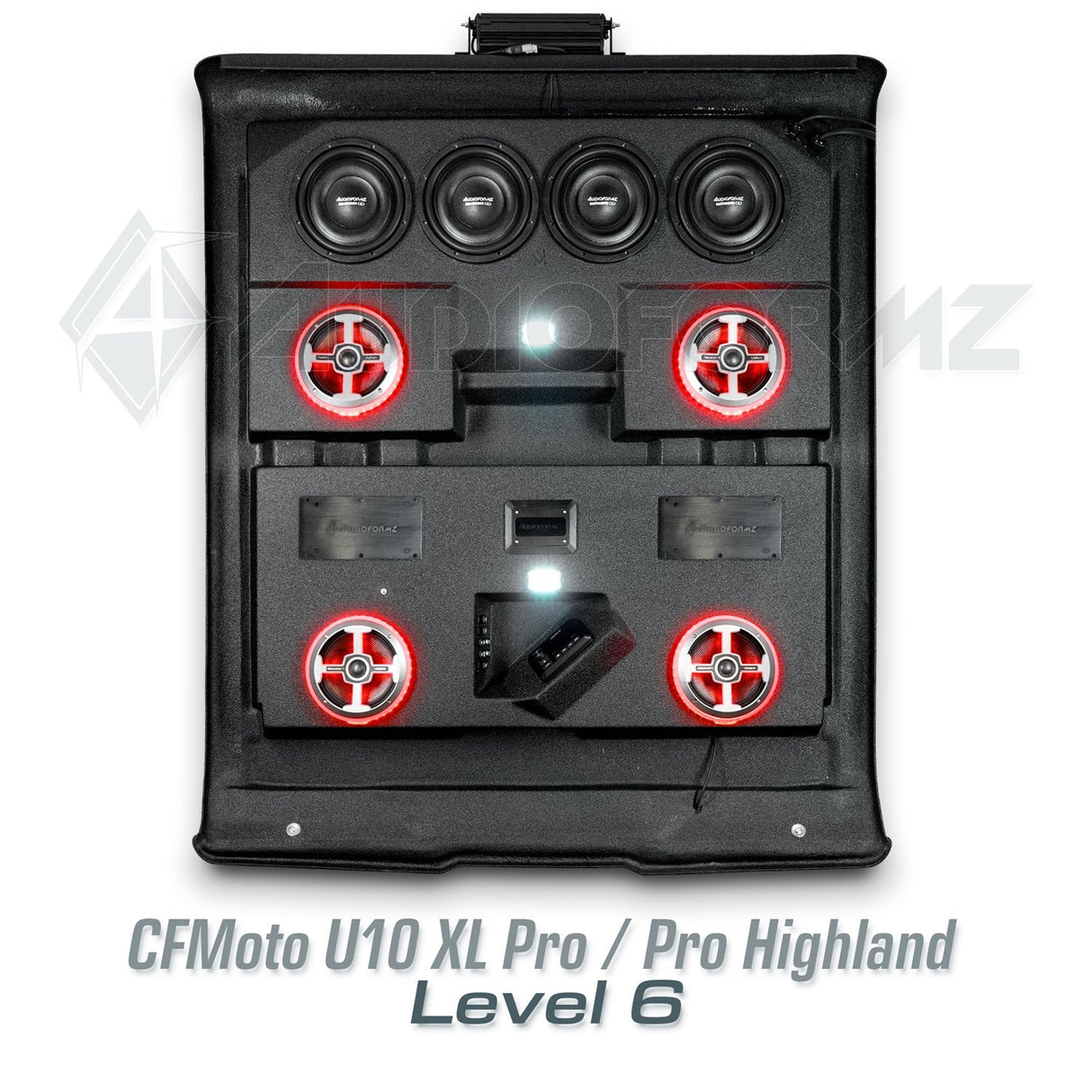 2025+ CFMoto UForce U10 XL Pro Highland Stereo Tops (4-Door) CFMoto