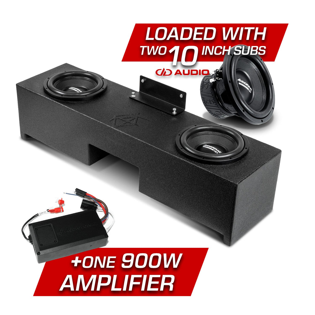 CFMoto UForce U10 XL 2 10" Under-Seat Subwoofer Box CFMoto