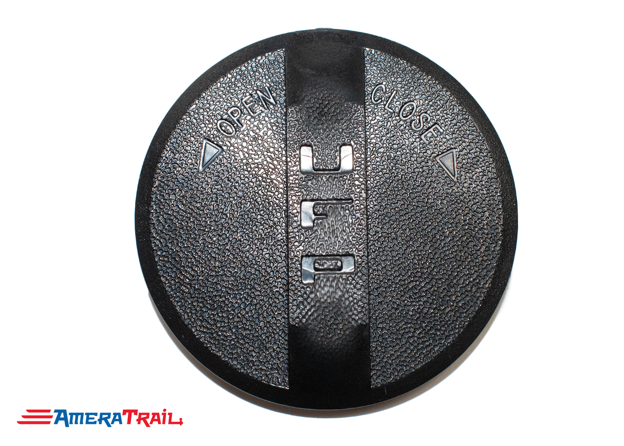 UFP A-60 / A-75 Actuator Outer Member Cap - 2 1/2", Screw On, Black Plastic