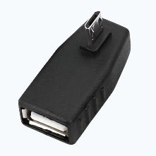 USB 2.0 female to Micro USB Male 180° left side TekShack