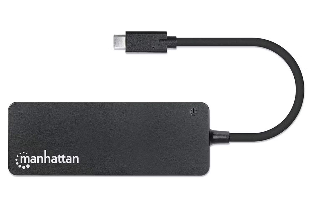 Manhattan® 4-Port USB 3.2 Gen 1 Hub with USB-C®-Male to 4 USB-A Females TekShack