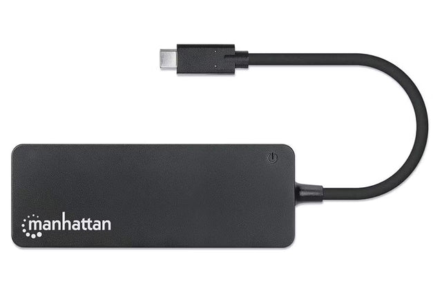 Manhattan® 4-Port USB 3.2 Gen 1 Hub with USB-C®-Male to 4 USB-A Females TekShack