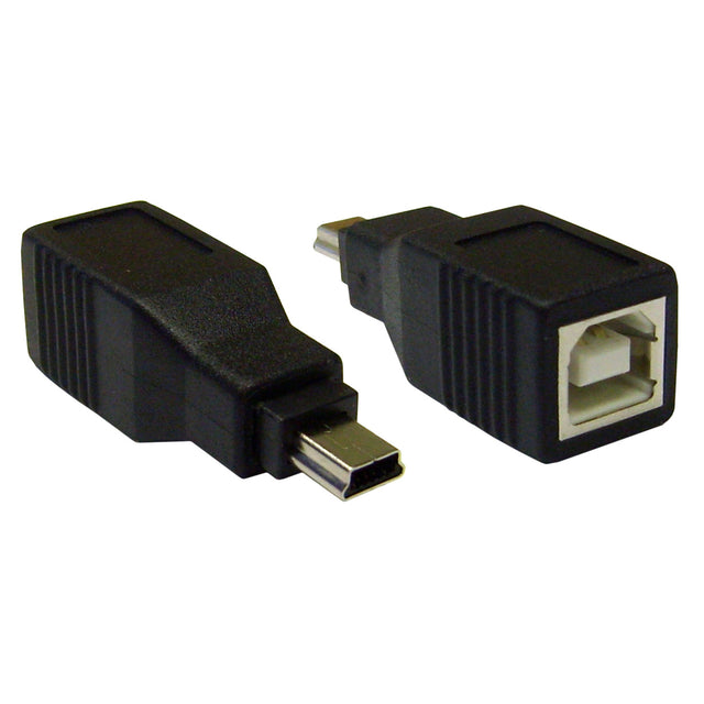 USB Type- B Female to USB Mini Male TekShack